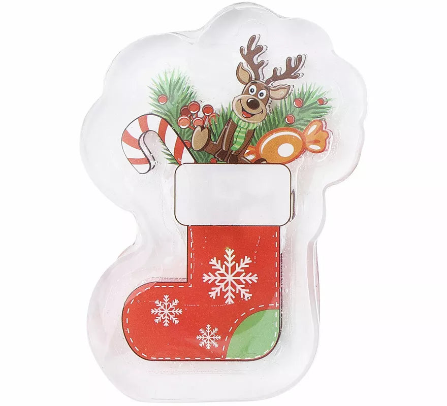 Translation missing: de.Pegatina Gel Led Calcetín Navidad de 10x15 cm
