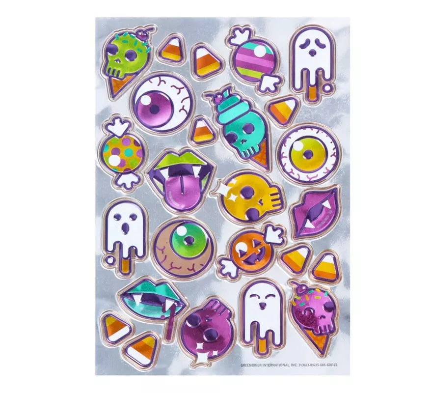 Translation missing: de.Pegatina Halloween Caricaturas de 13,8x20,3 cm