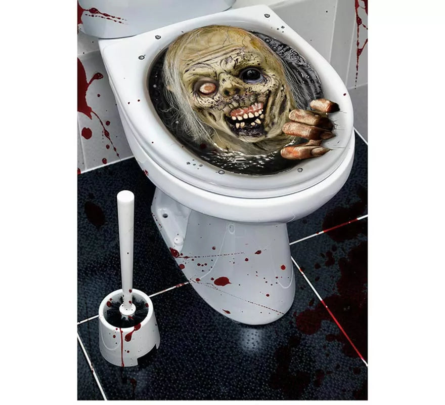 Translation missing: de.Pegatina Zombie para tapa de inodoro de 30x40 cm