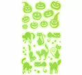 Pegatinas Calabazas y Gatos Fluorescentes de 21x15 cm