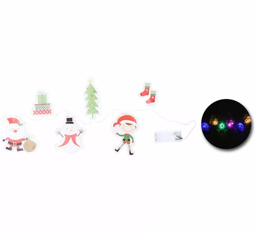 Translation missing: de.Pegatinas Gel Led 6 Figuritas de Navidad de 15x35 cm