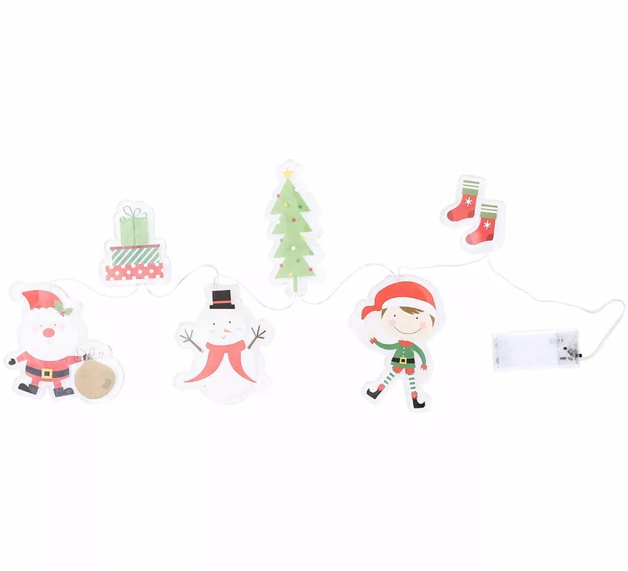 Translation missing: de.Pegatinas Gel Led 6 Figuritas de Navidad de 15x35 cm
