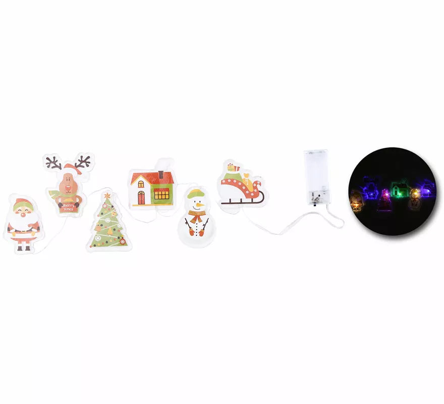 Translation missing: de.Pegatinas Gel Led 6 Figuritas Navideñas de 15x35 cm