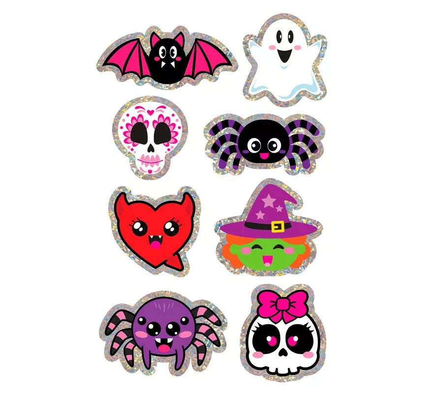 Translation missing: de.Pegatinas Surtidas Halloween Holográficas