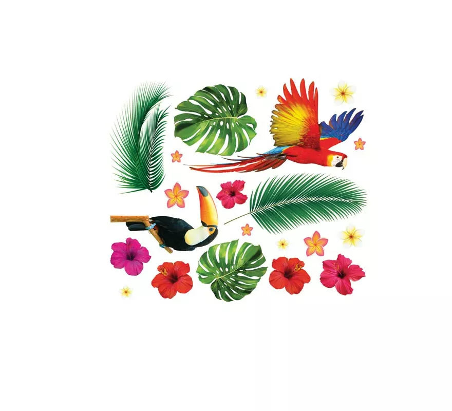 Translation missing: de.Pegatinas Tropical para pared de 70x80 cm