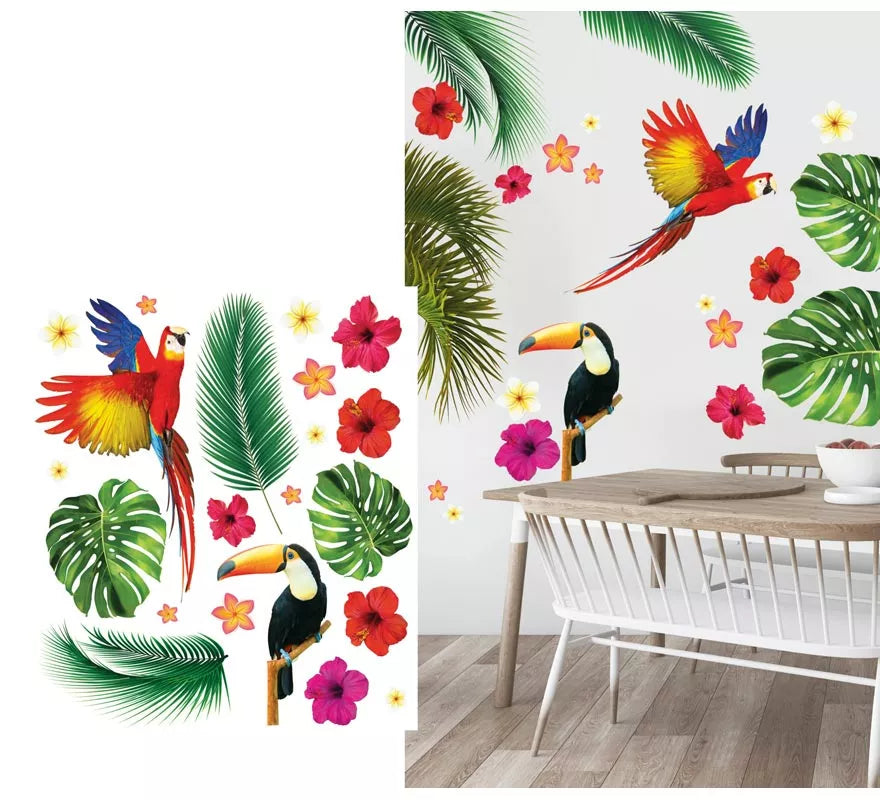 Translation missing: de.Pegatinas Tropical para pared de 70x80 cm