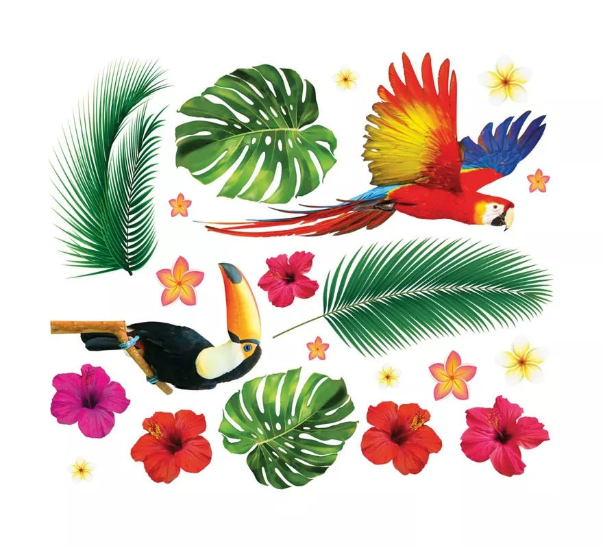 Translation missing: de.Pegatinas Tropical para pared de 70x80 cm