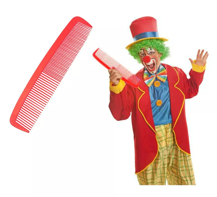Translation missing: de.Peine de Payaso gigante de 36 cm rojo