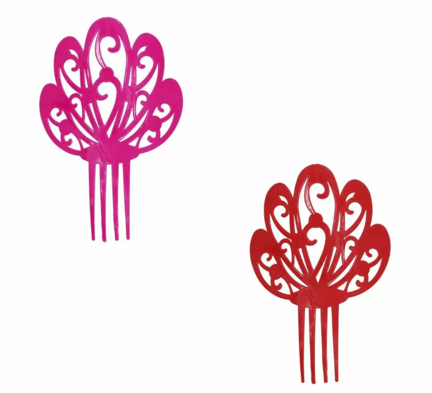 Translation missing: de.Peineta de Sevillana Flor de 19 cm en varios colores