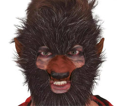 Haare für Wolf-Mann-Gesicht