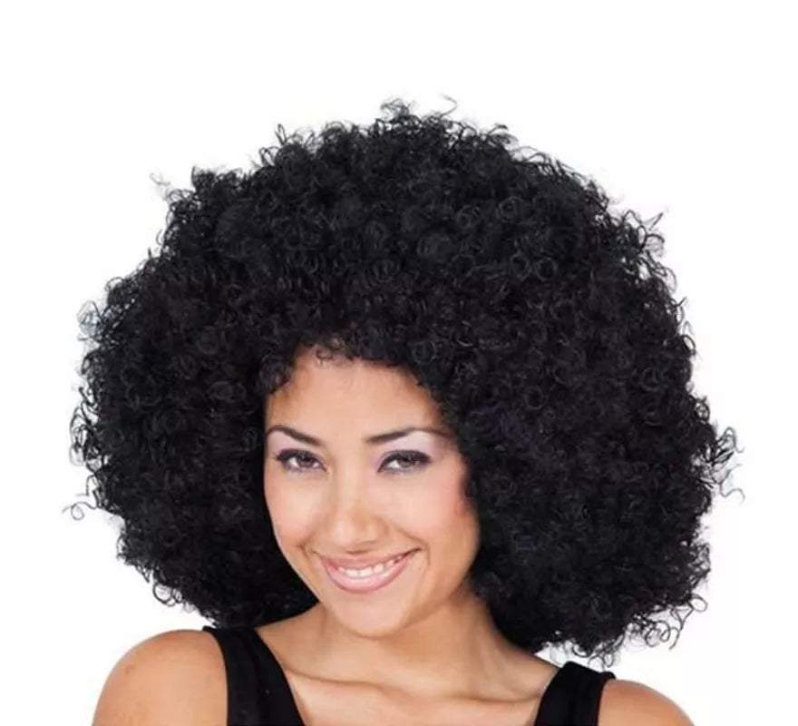 Peluca Afro Extra grande en varios colores