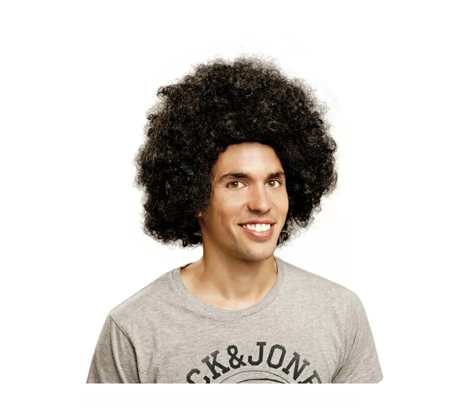 Translation missing: de.Peluca Afro Jumbo Negra