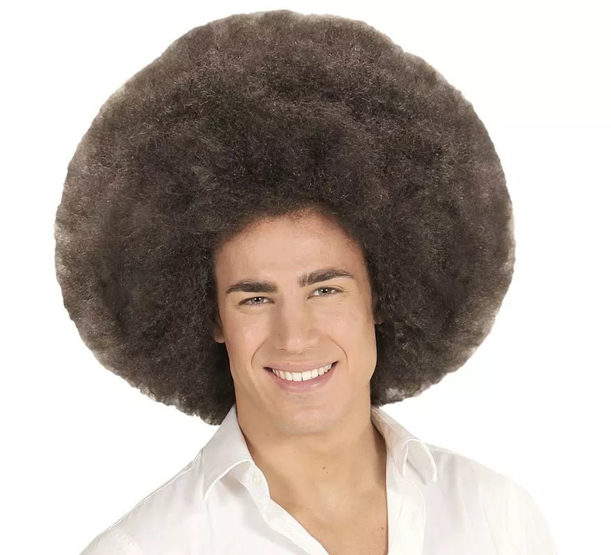 Peluca Afro Sobredimensionada en varios colores de alta calidad