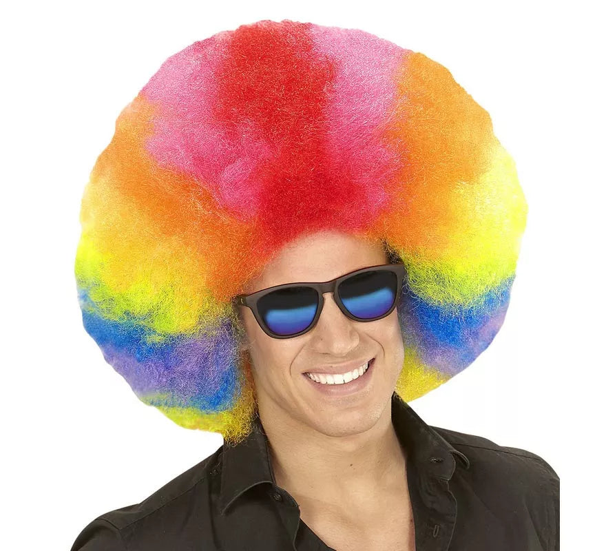 Translation missing: de.Peluca Afro Sobredimensionada multicolor de alta calidad