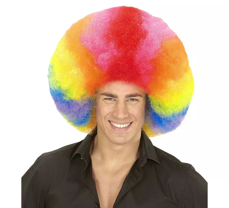 Translation missing: de.Peluca Afro Sobredimensionada multicolor de alta calidad