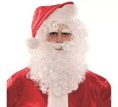 Perücke, Bart, Schnurrbart und Augenbrauen Santa Claus