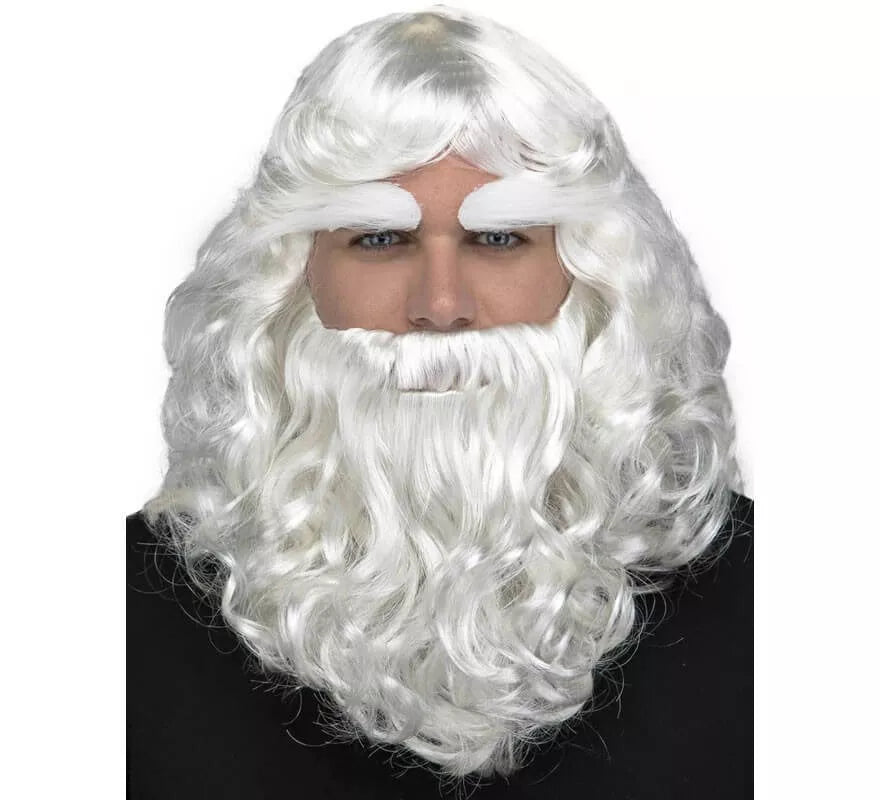 Translation missing: de.Peluca, Barba y Cejas de Papá Noel