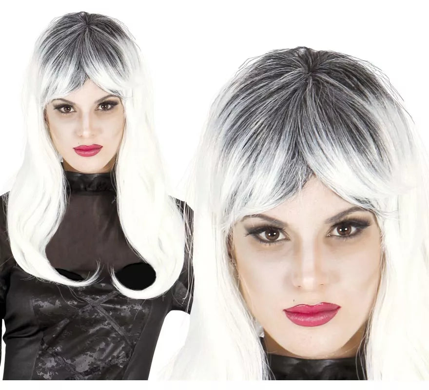 Translation missing: de.Peluca Blanca de Zombie para Halloween