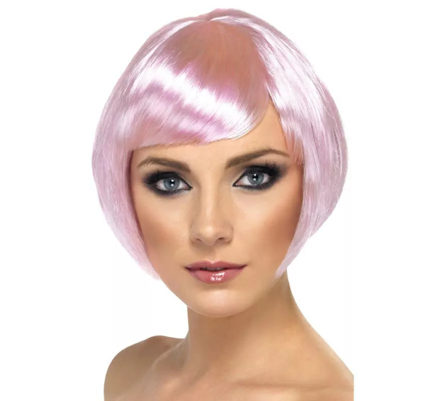 Translation missing: de.Peluca Bob con flequillo Rosa