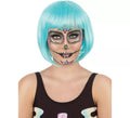 Peluca Chic azul corta