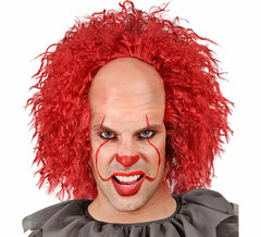 Gruselige Clown Glatzenperücke