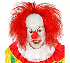 Rote Glatzen-Clown-Perücke