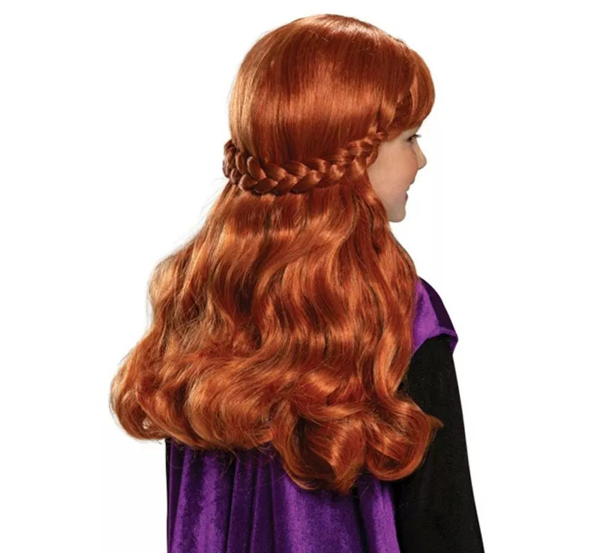 Translation missing: de.Peluca de Anna de Frozen Infantil