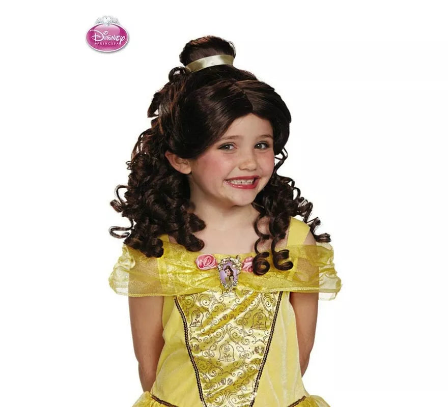 Translation missing: de.Peluca de Bella Disney la Bella y la Bestia infantil