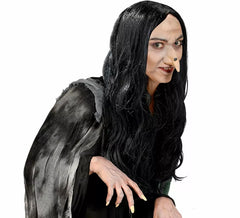Schwarze Hexe Amelia Perücke