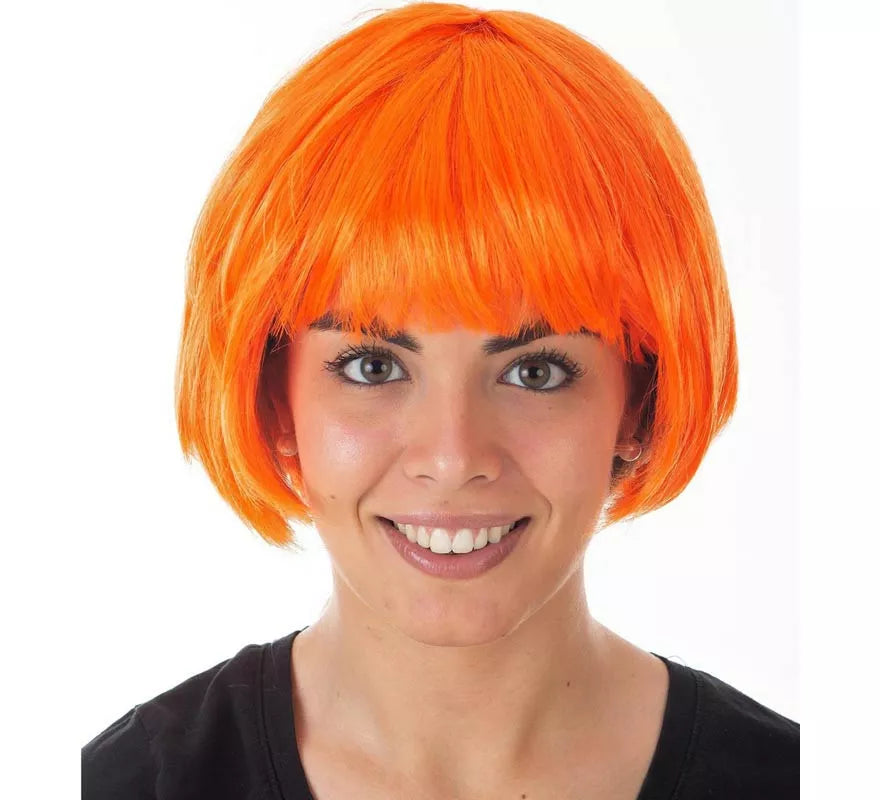 Translation missing: de.Peluca de Cabaret naranja adulto