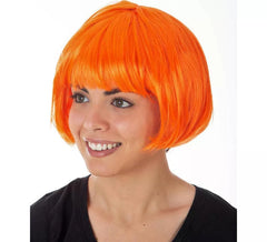 Orange Kabarett-Perücke für Erwachsene