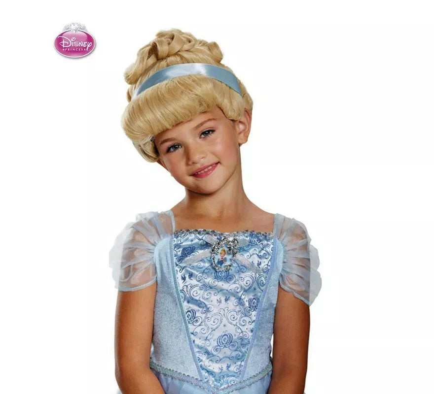 Translation missing: de.Peluca de Cenicienta Disney Deluxe infantil