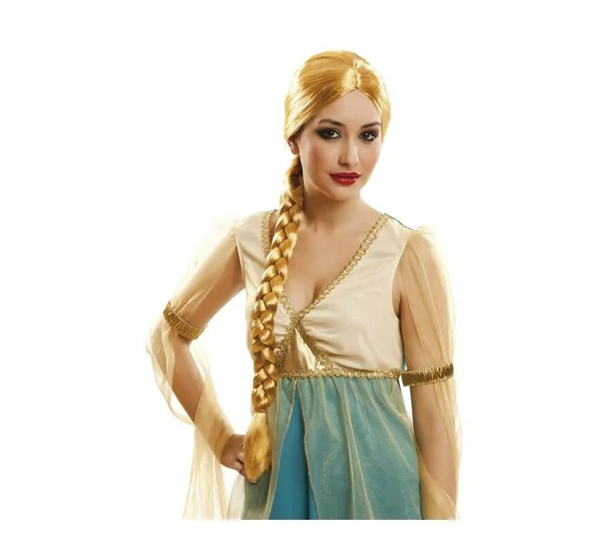 Translation missing: de.Peluca de Doncella Lady con Trenza rubia