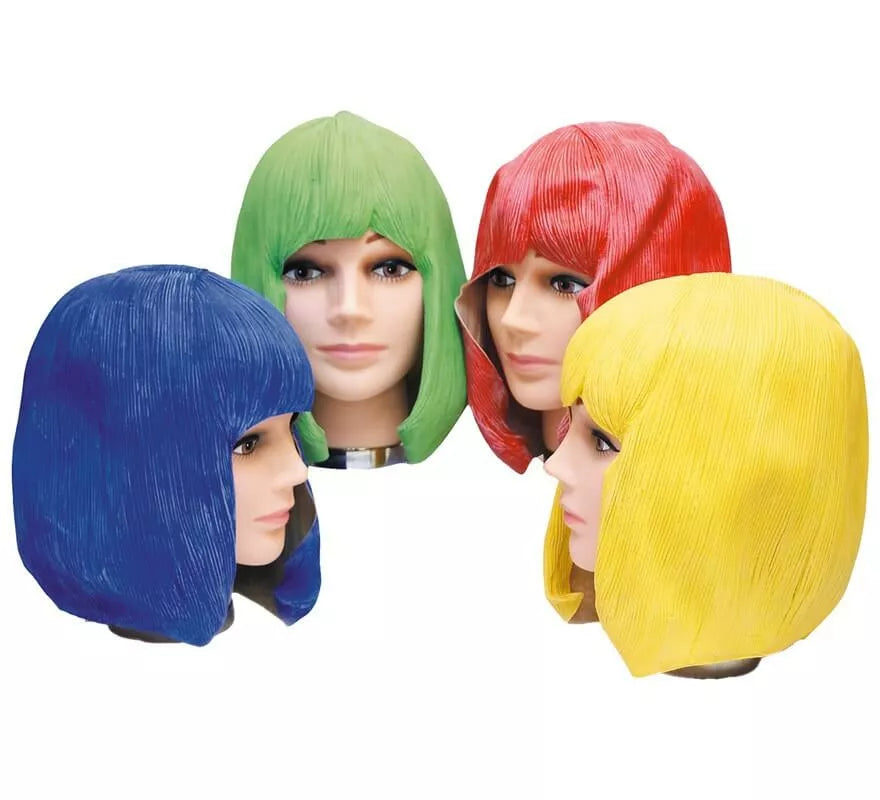 Translation missing: de.Peluca de Látex corta y lisa en varios colores