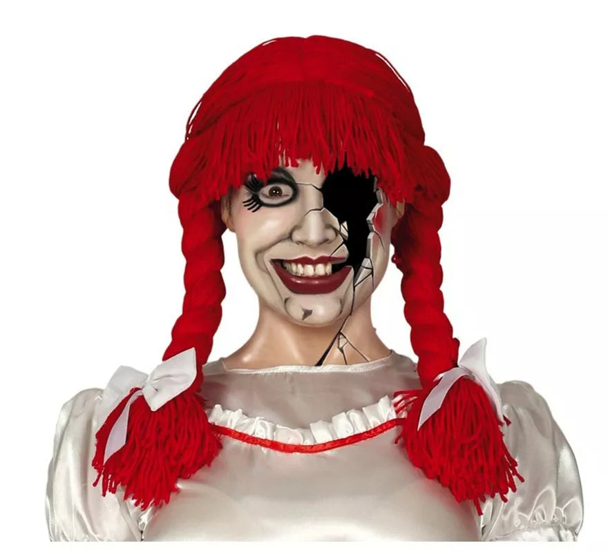 Translation missing: de.Peluca de Muñeca Poseída Roja