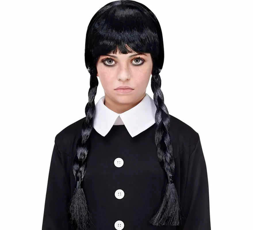 Translation missing: de.Peluca de Niña Siniestra con Trenzas
