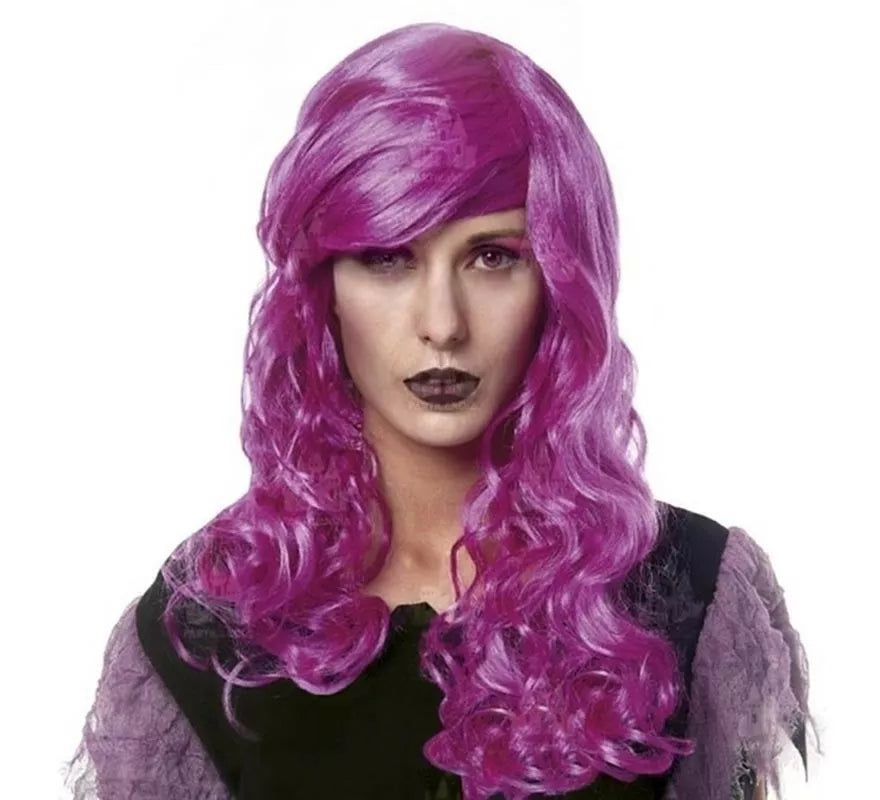 Translation missing: de.Peluca de Novia Muerta fucsia adulto