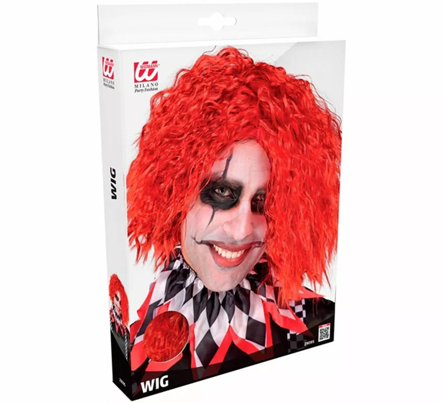 Translation missing: de.Peluca de Payaso Aterrador roja