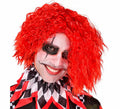 Peluca de Payaso Aterrador roja