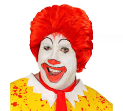 Hamburger-Clown-Perücke für Erwachsene