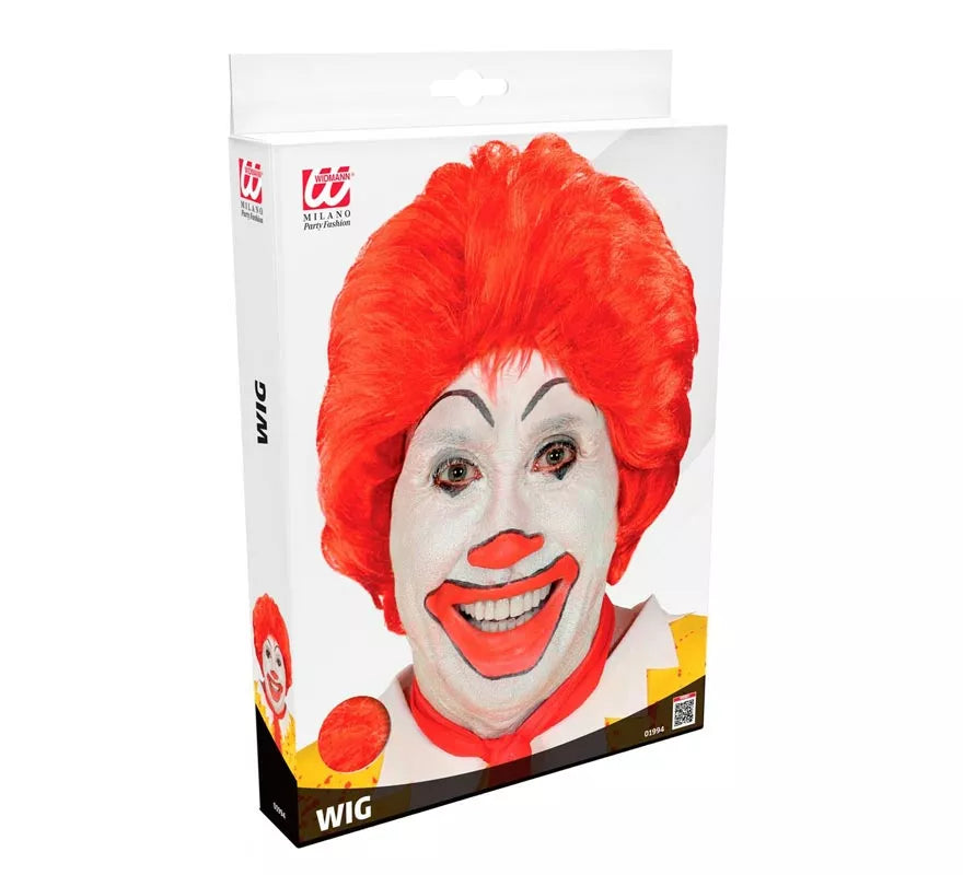 Peluca de Payaso de las Hamburguesas adulto