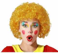 Gelockte Clown Perücke in verschiedenen Farben