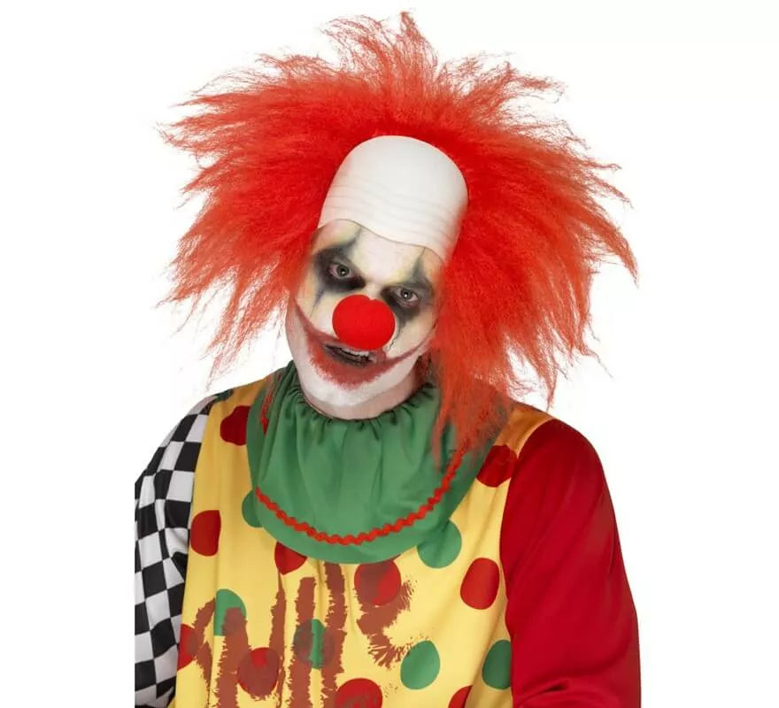 Translation missing: de.Peluca de Payaso Roja con calva