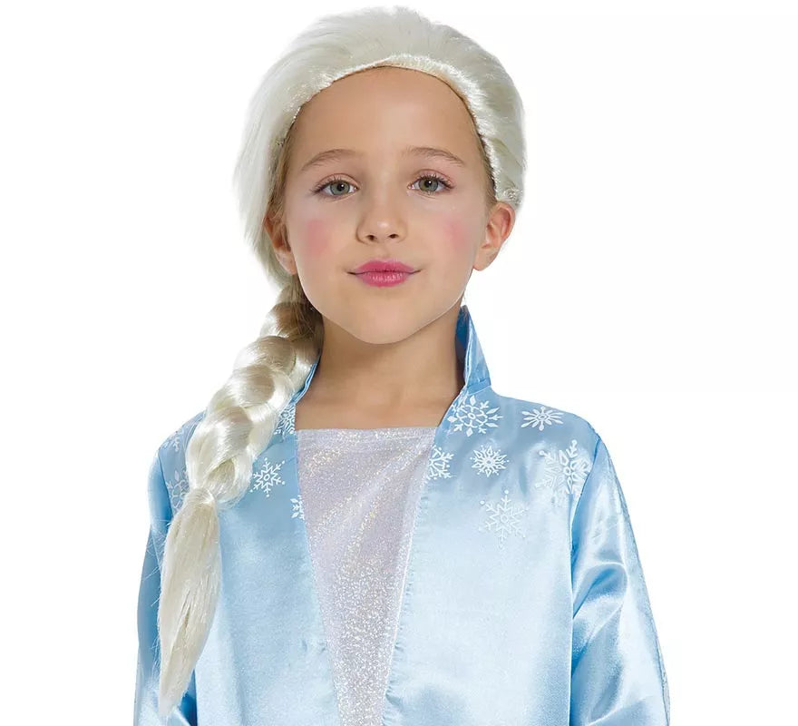 Translation missing: de.Peluca de Princesa de hielo infantil