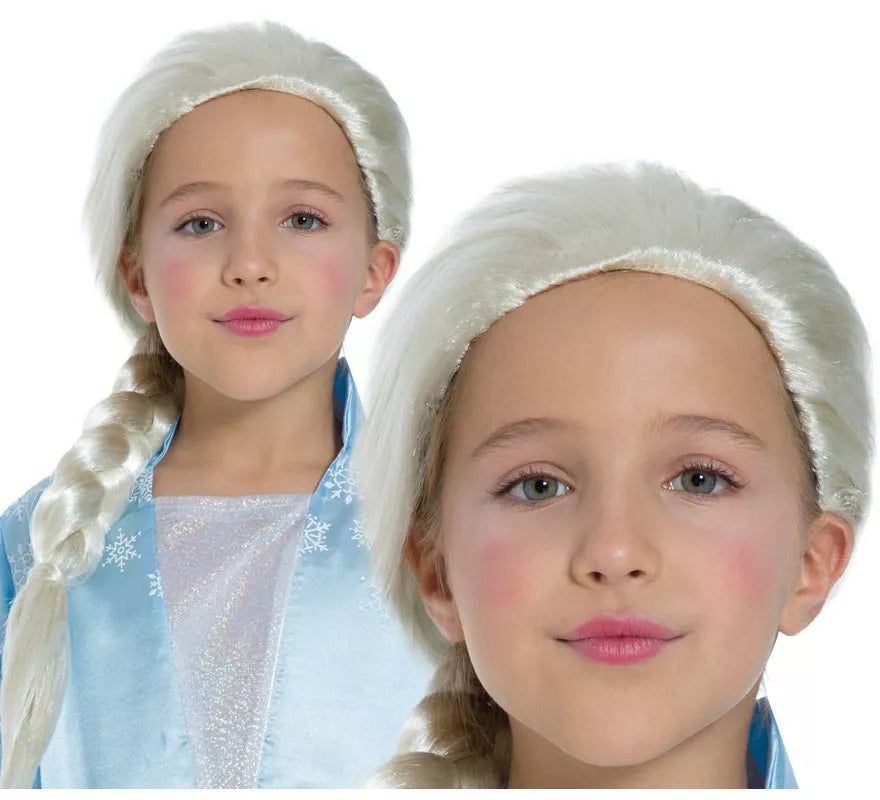 Translation missing: de.Peluca de Princesa de hielo infantil