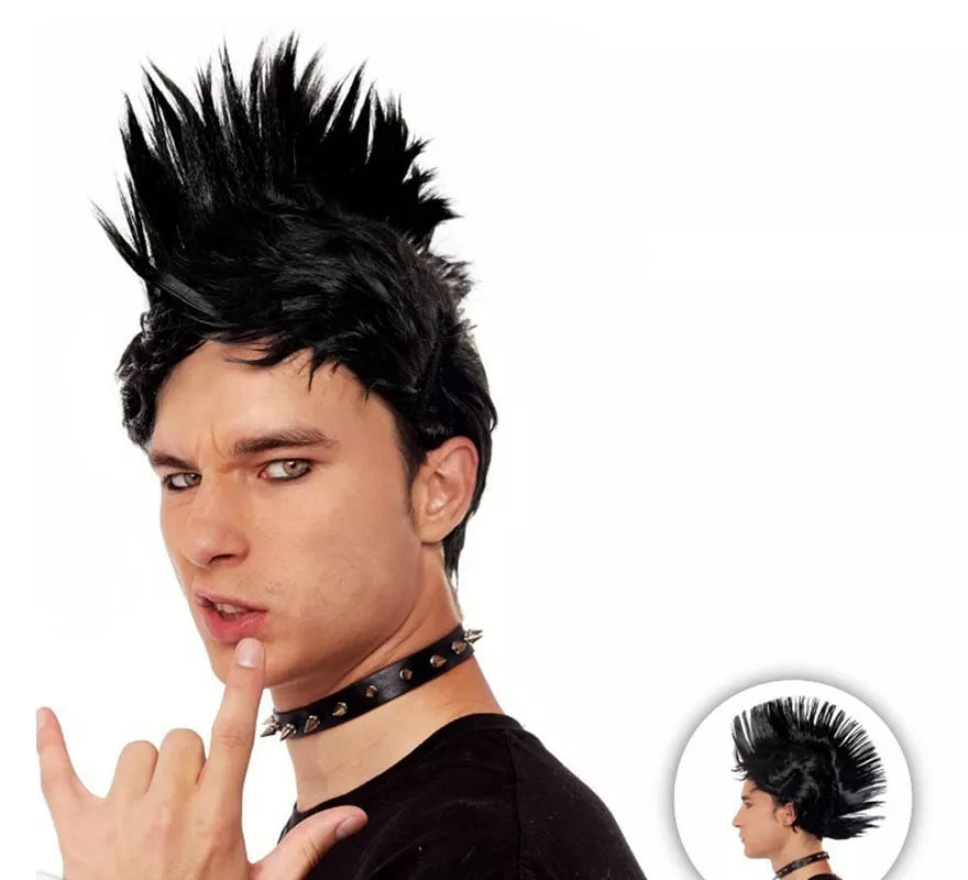 Translation missing: de.Peluca de Punky cresta negra