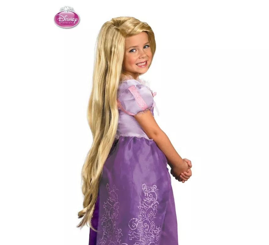Translation missing: de.Peluca de Rapunzel Enredada de Disney infantil