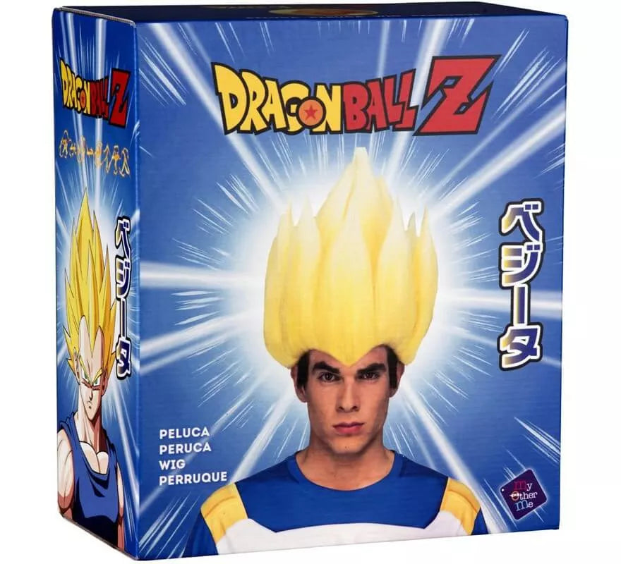 Translation missing: de.Peluca de Saiyan Vegeta de Dragón Ball en caja para hombre