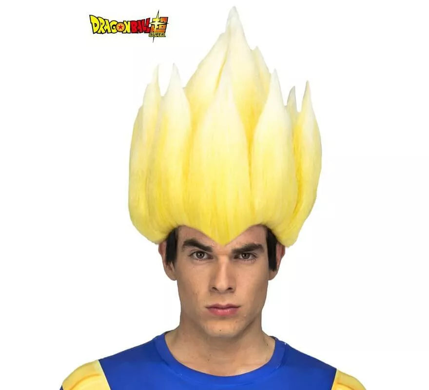Translation missing: de.Peluca de Saiyan Vegeta de Dragón Ball en caja para hombre