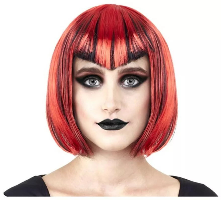 Translation missing: de.Peluca de Vampiresa roja Bob adulto